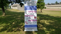 Annastaccatolisa - inaugurazione panchina rosa e azzurra a Larciano